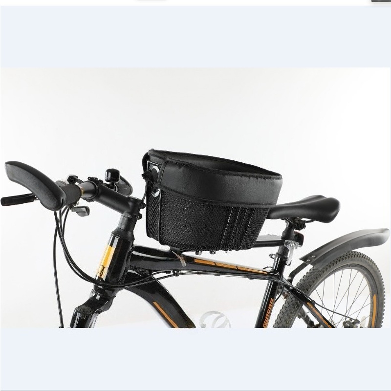Mountain Biking With Dog - Saddle‑Mount Bicycle Pet Basket Detachable Bike
