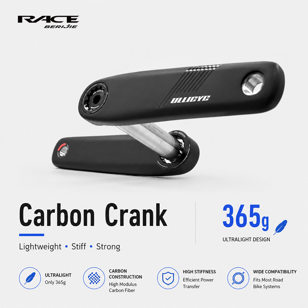 Mountain Biking Races - 365g Road/RACE Bike Crankset 165-175mm Road