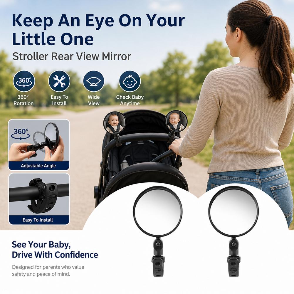 2Pcs Bike Mirror Adjustable Ha - Mountain Biking For Kids review and price