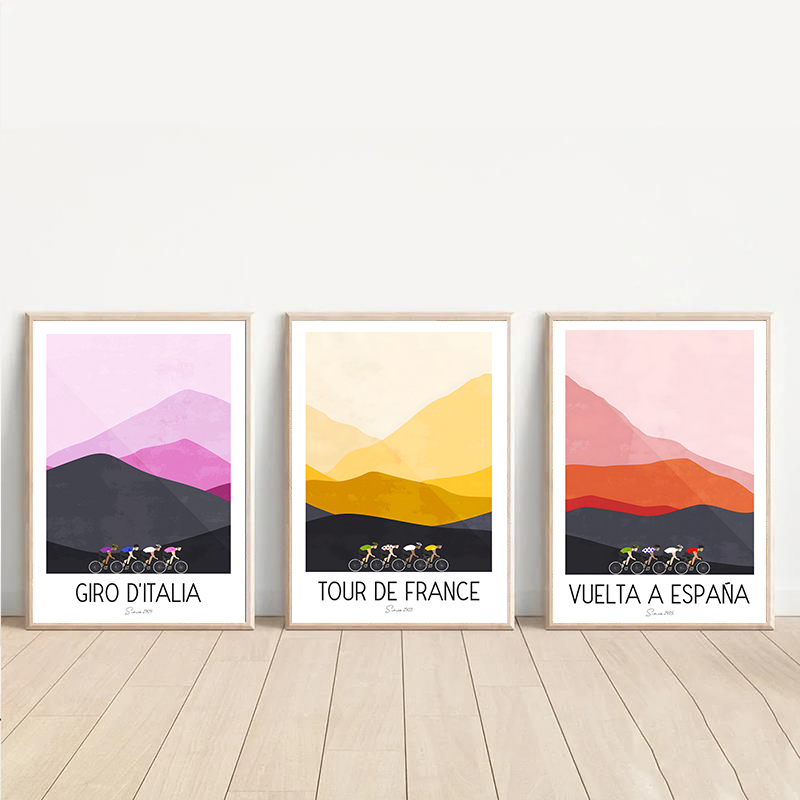 Watercolor Cycling Race Cyclis - Picture Of Mountain Biking review and price