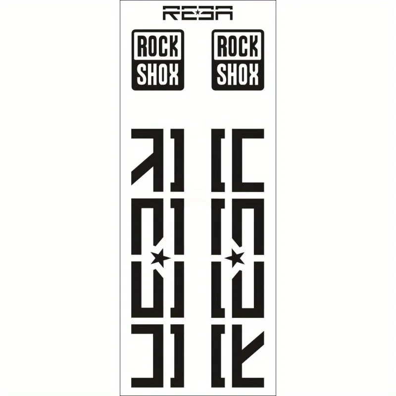 ROCKSHOX REBA Fork Decal Set W - Mountain Biking Body Armour review and price