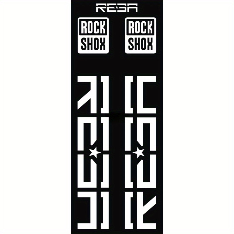 ROCKSHOX REBA Fork Decal Set W - Mountain Biking Body Armour review and price