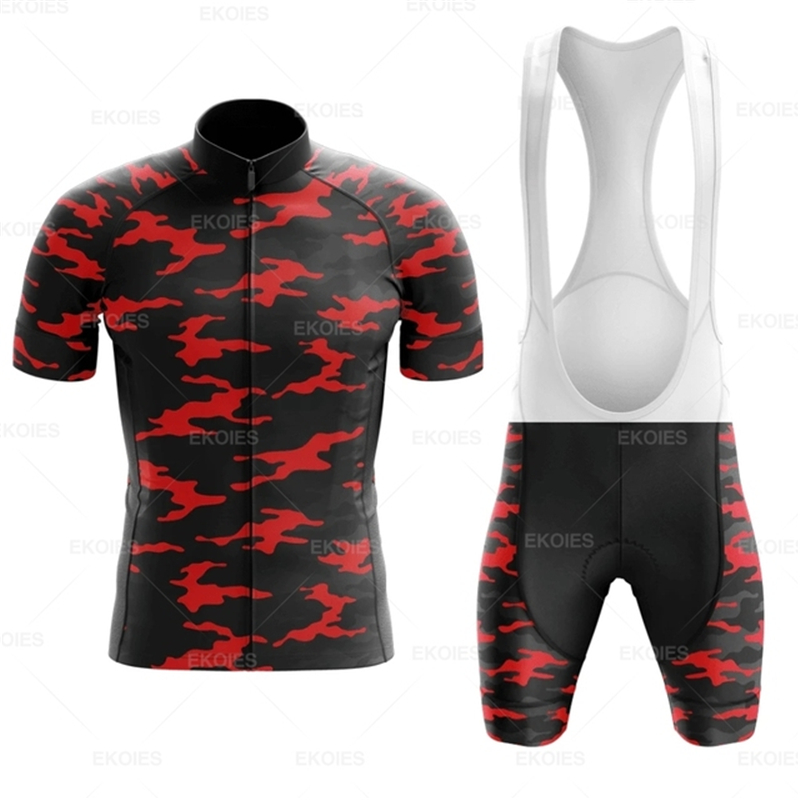 Camouflage Cycling Jersey Set  - Mountain Biking Races review and price