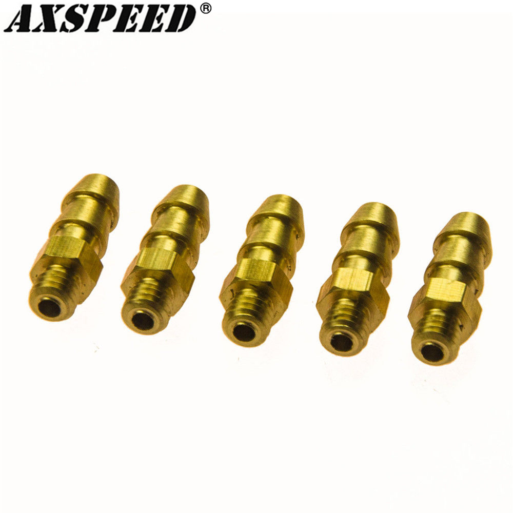 AXSPEED 5Pcs M4 M5 M6 Threaded - Spoke Nipple Brass review and price