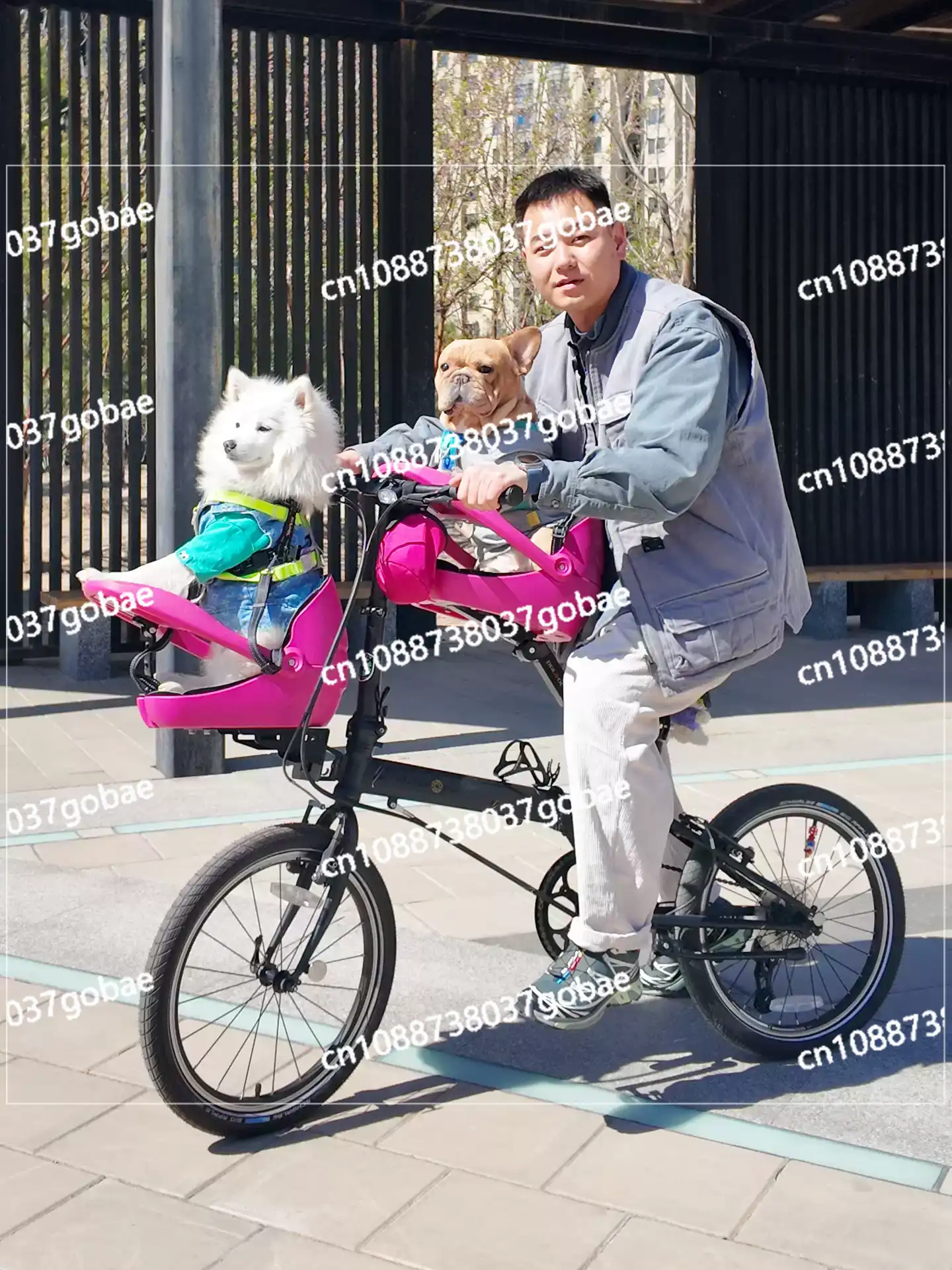 Suitable for folding bicycles, - Mountain Biking With Dog review and price