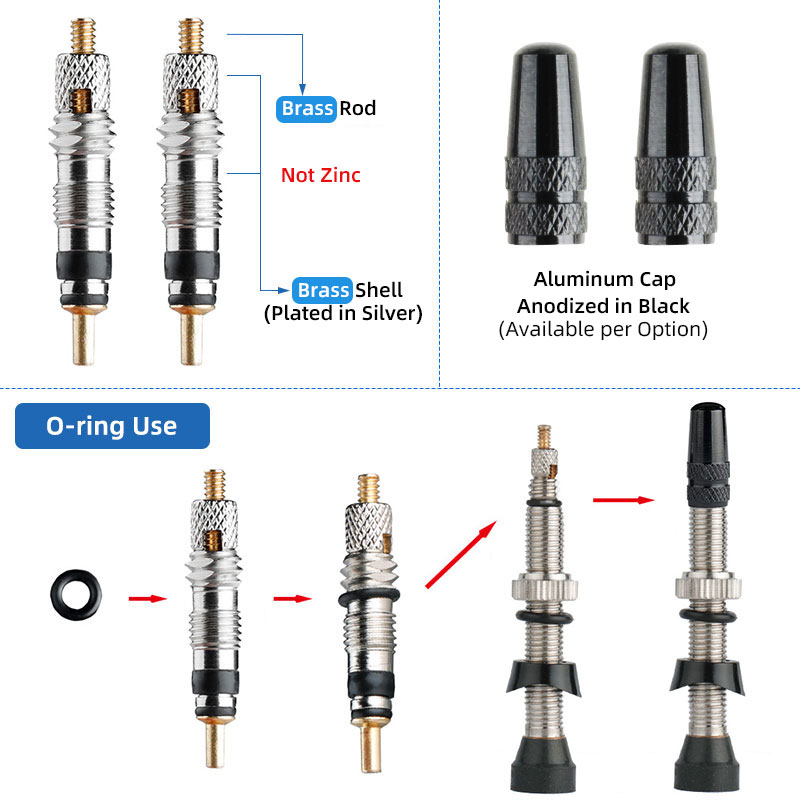 2pcs Deemount 60mm Bicycle Tub - Spoke Nipple Brass review and price