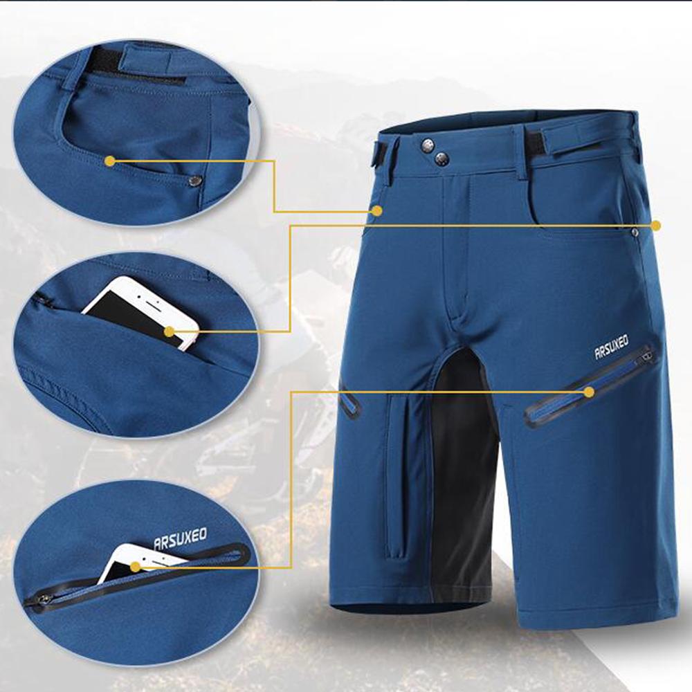 ARSUXEO Men's Cycling Shorts L - Mountain Biking Body Armour review and price