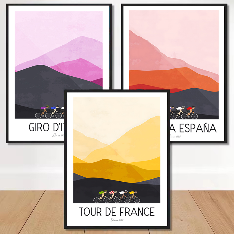 Watercolor Cycling Race Cyclis - Picture Of Mountain Biking review and price