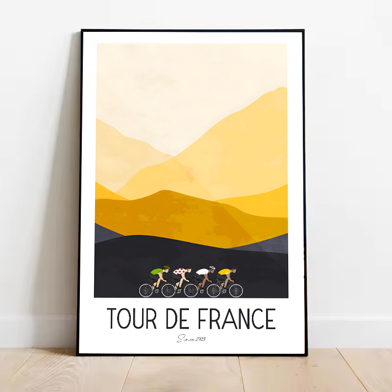 Watercolor Cycling Race Cyclis - Picture Of Mountain Biking review and price