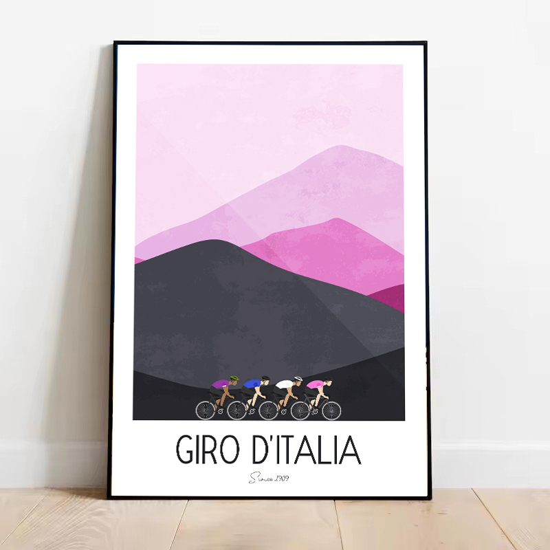 Watercolor Cycling Race Cyclis - Picture Of Mountain Biking review and price